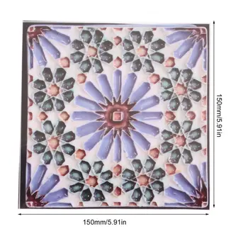 

10PCS 3D Ceramic Tile Printing Film PVC Floor Contact Paper Covering DIY Self-adhensive Waterproof Wall Stickers