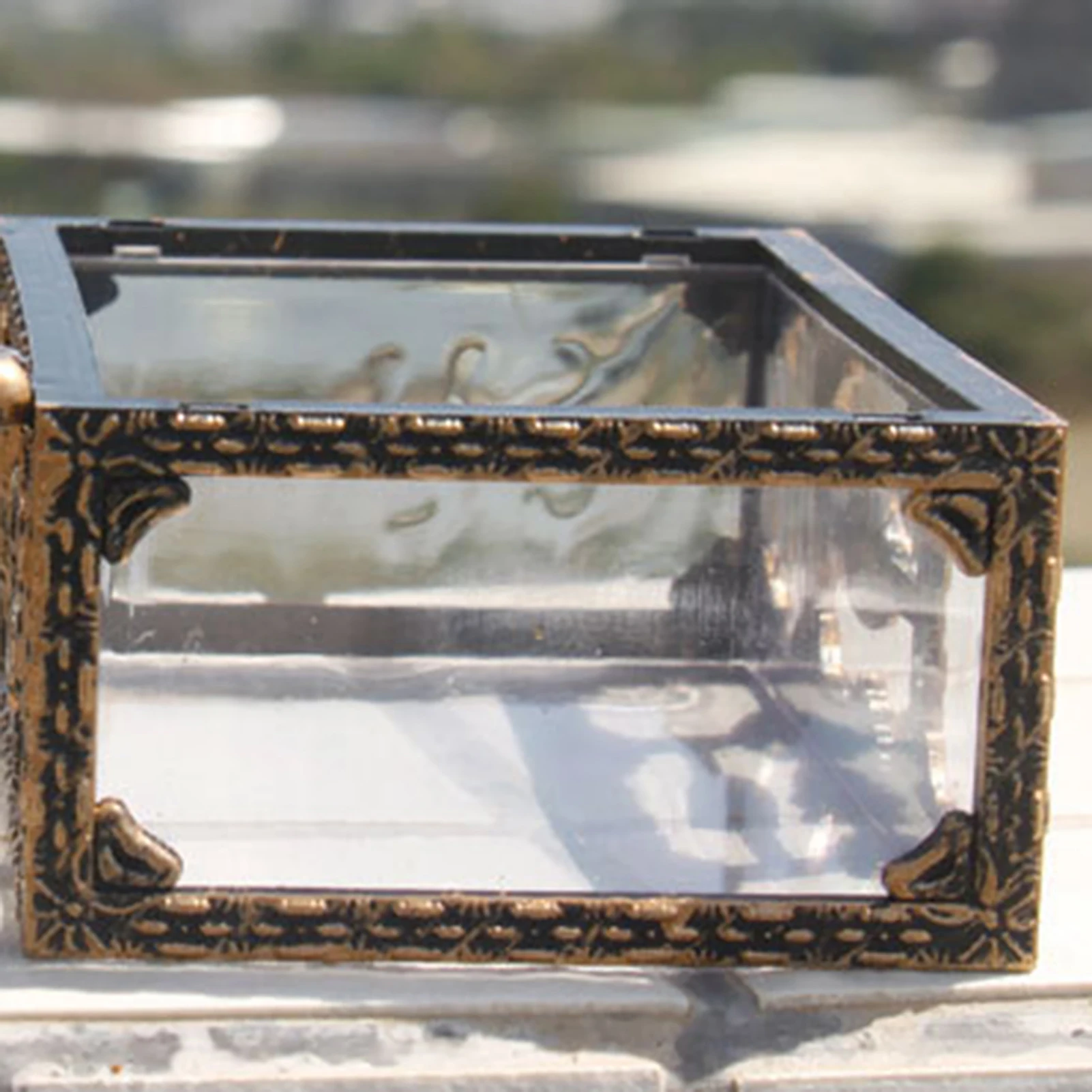 Retro Transparent Pirate Box Lightweight Plastic Treasure Box