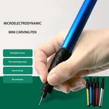 DIY Electric Mini Engraving Pen Machine Metal Chisel Mark Plastic / Glass / Corrosion Engraving Tool Automatic Engraving Pen