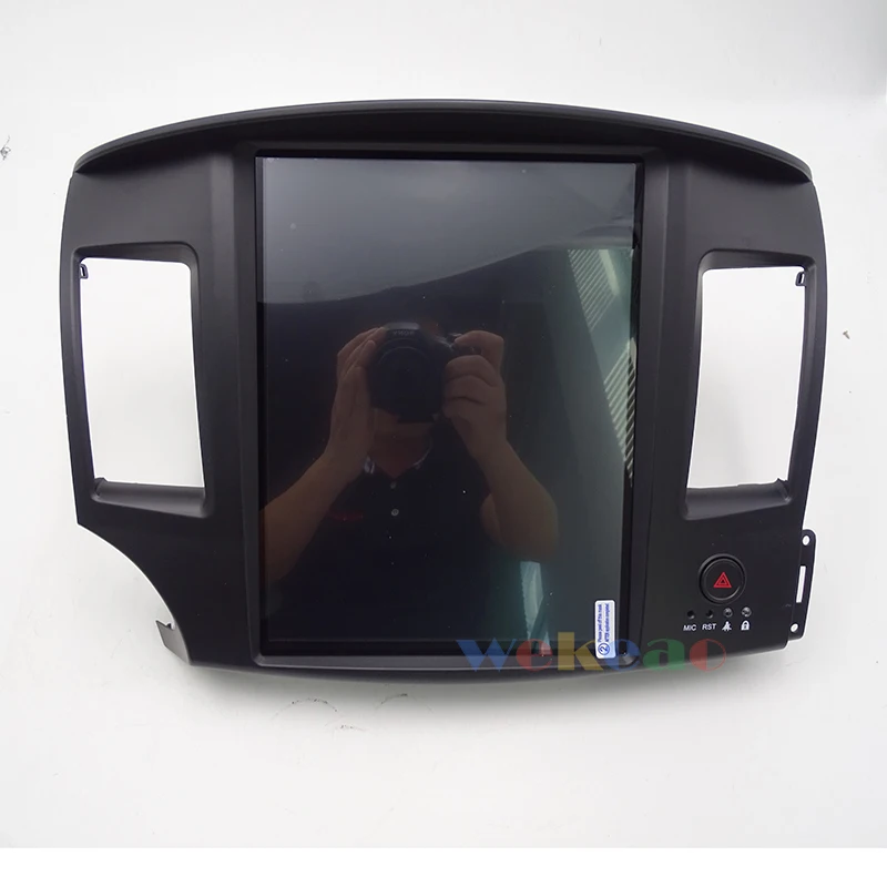 Wekeao вертикальный экран Tesla style 12,1 ''Android 8,1 Автомобильный мультимедийный Dvd навигатор для Mitsubishi Lancer Grand 2010- 4G