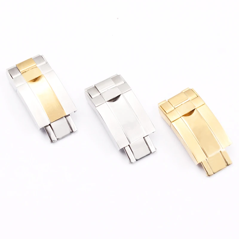 Accessori Per Orologi Chiusura Applicabile Per Rolex Black Water Ghost Green Water Ghost Fibbia Per Cintura In Acciaio 16Mm 18Mm