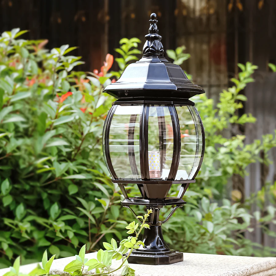 Post Lamp Simple Modern Outdoor Garden Garden Lamp Waterproof Outdoor Door Post Gate Wall Head Wall