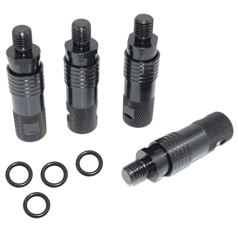 

Hirisi 4Pcs Carp Fishing Quick Change Connector Easy To Install To Bank Stick Rod Pod Bite Alarms