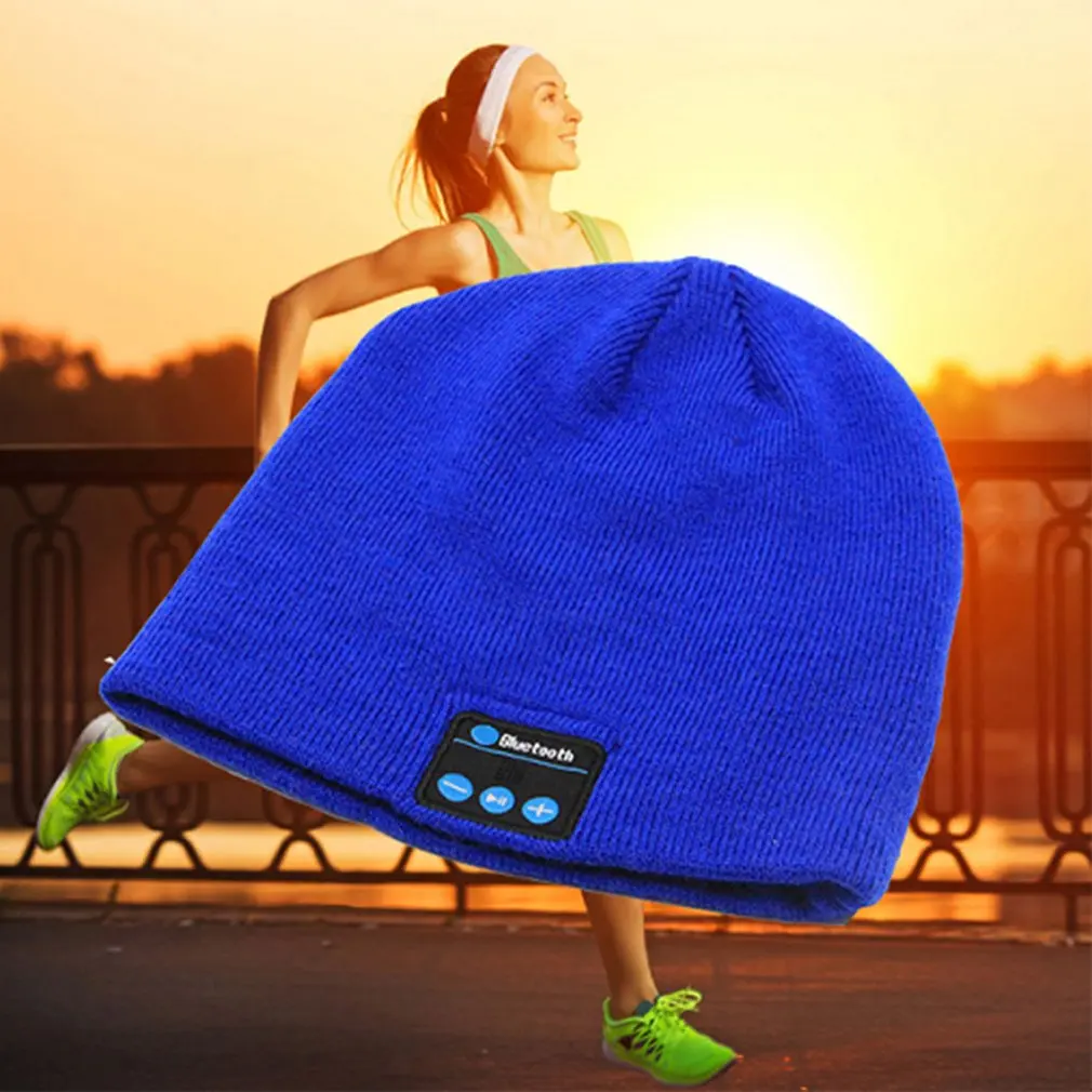 

Fashionable Wireless Smart Music Hat Men Women Cotton Knitted Sport Running Winter Warm Cap Beanie Hat