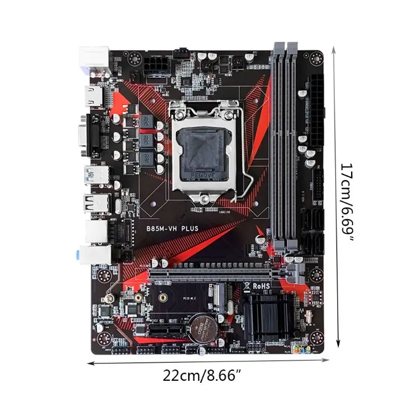 Desktop Computer Motherboard M.2 LGA1150 USB 2.0 USB 3.0 16G 2x DDR3 Mainboard