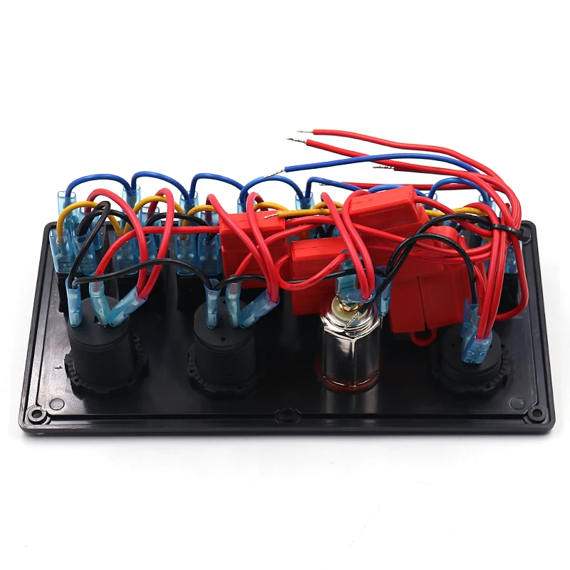 DC 12 24V судовая панель рокер светодиодный двойной USB разъем зарядное устройство 1A &