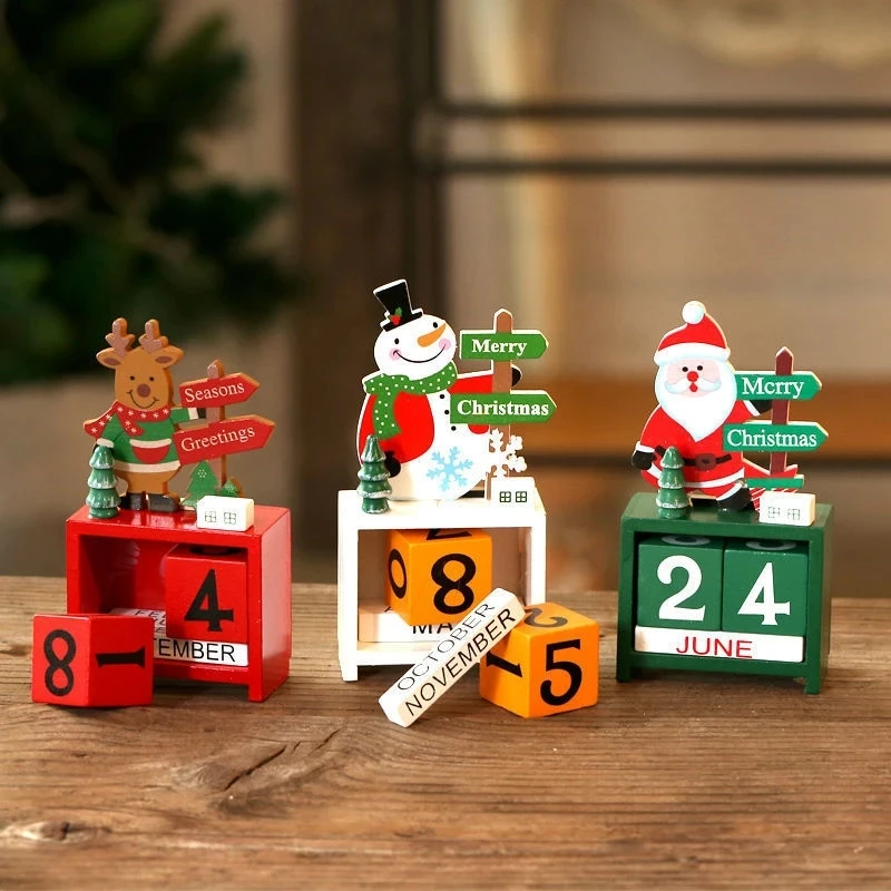 2022 October Countdown To Christmas Svhedule 2022 Christmas Countdown Calendar, Height 13.5 Cm, Home Wooden Calendar  Putpieces, New Year Shopping Mall, Hotel Scenedecoration|Party Diy  Decorations| - Aliexpress