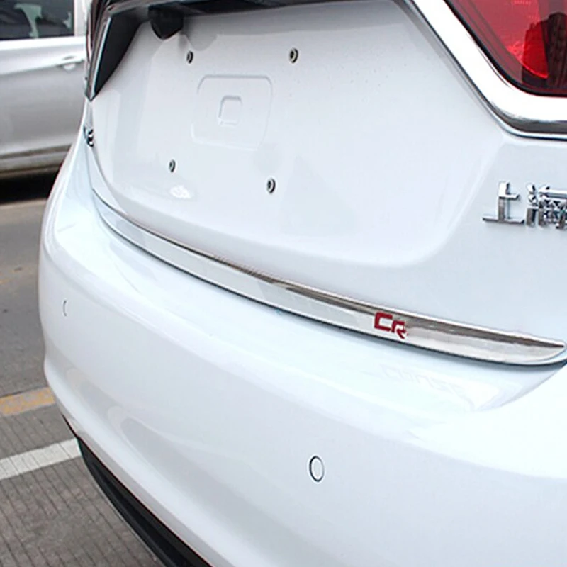 For Chevrolet Cruze 2015 2016 2017 2018 Stainless Steel Door Sticker Back Door Tailgate Trim Car