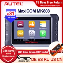 Autel MaxiCOM MK808 MX808 OBD OBDII Diagnostic Tool OBD2 Scanner Full Systems Diagnostic Tool Scanner Autel Scanner Automotive