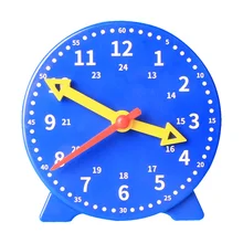 

Children Montessori Clock Educational Toys Hour Minute Second Cognition Colorful Clocks Toys Kids Early Preschool Teaching Aids