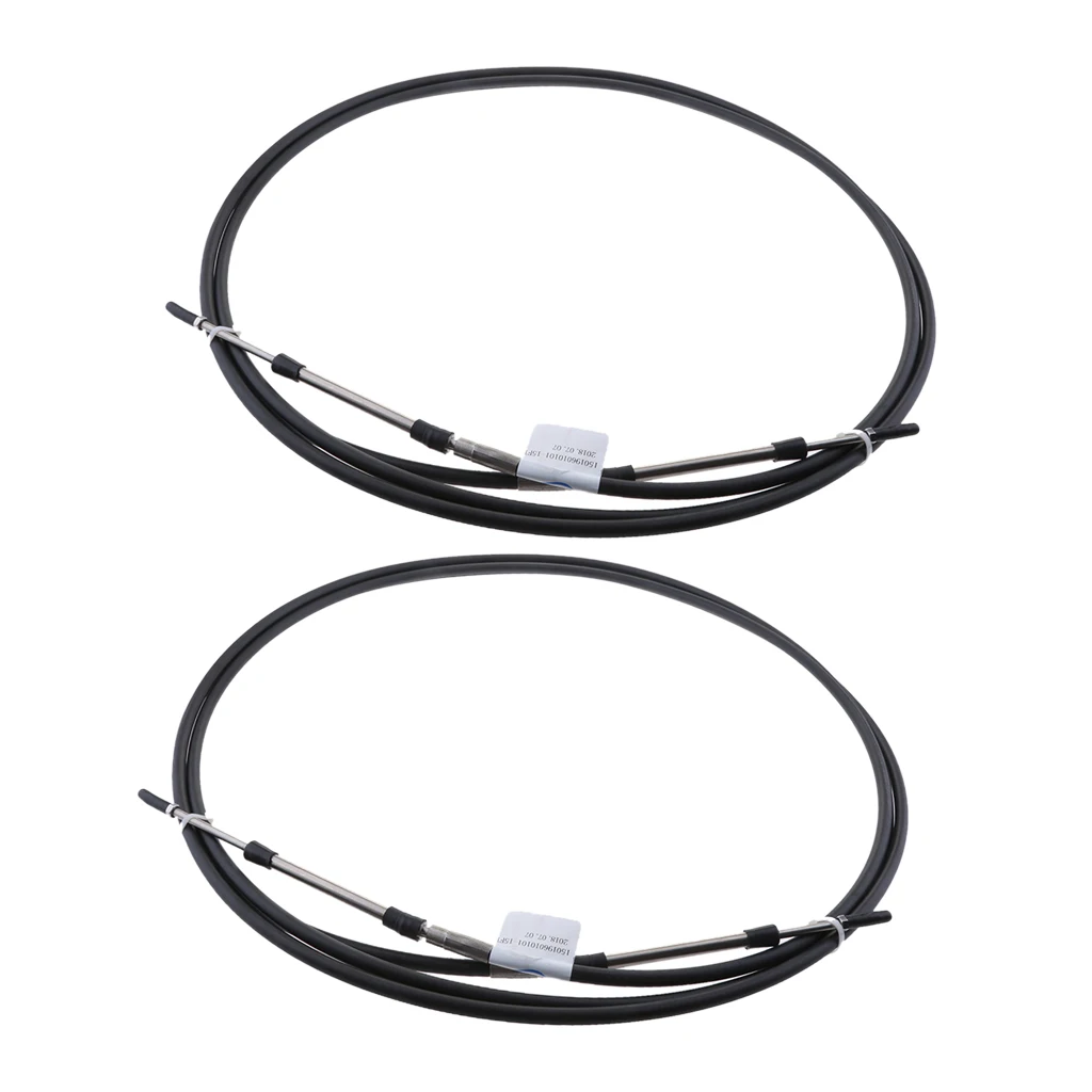 2 шт. морской лодка дроссельной заслонки, мотоциклетные дроссельные линии/извлечения провода для Yamaha Honda Nissan подвесной, 12FT