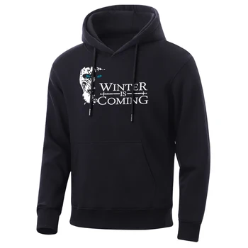 

TV Show game of thrones Hoodies Men 2020 Winter Is Coming Men Keep Warm Hoody Casual Fleece Hoodie Hip Hop Hoodies Sweatshirts