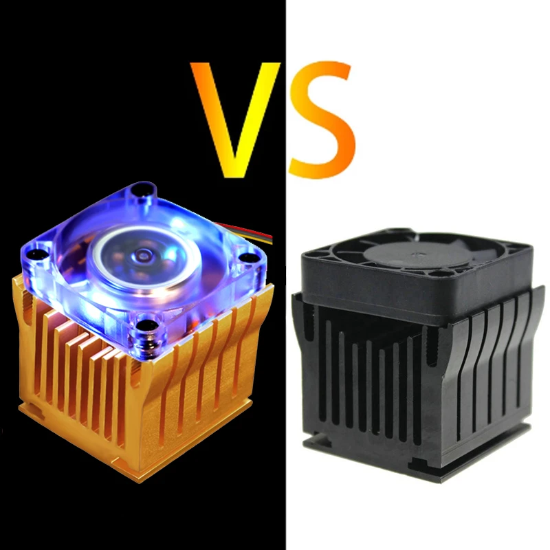 Diy アルミノースブリッジヒートシンククーラーマザーボードラジエーター W 4 センチメートルファン Pc コンピュータケース南北ブリッジチップセット冷却 Fan For Pc Fan Fanfan For Computer Aliexpress