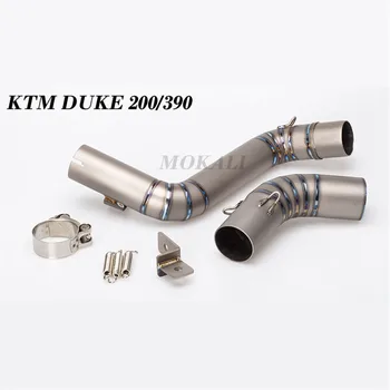 

Titanium Alloy Titanium Alloy Modified Exhaust Pipe Middle Link Pipe For DUKE 200/390