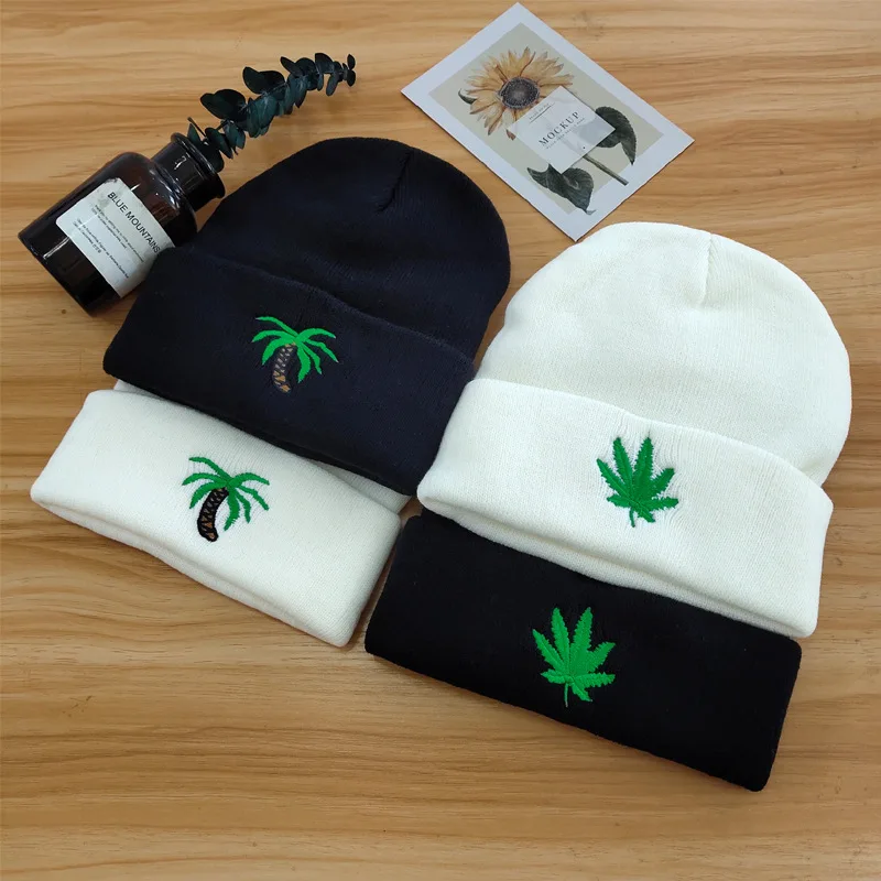 Fashion Beanie Hat Women Men Knitted Warm Winter Hats Solid Hip-hop Casual Cuffed Beanies Bonnet Party gift