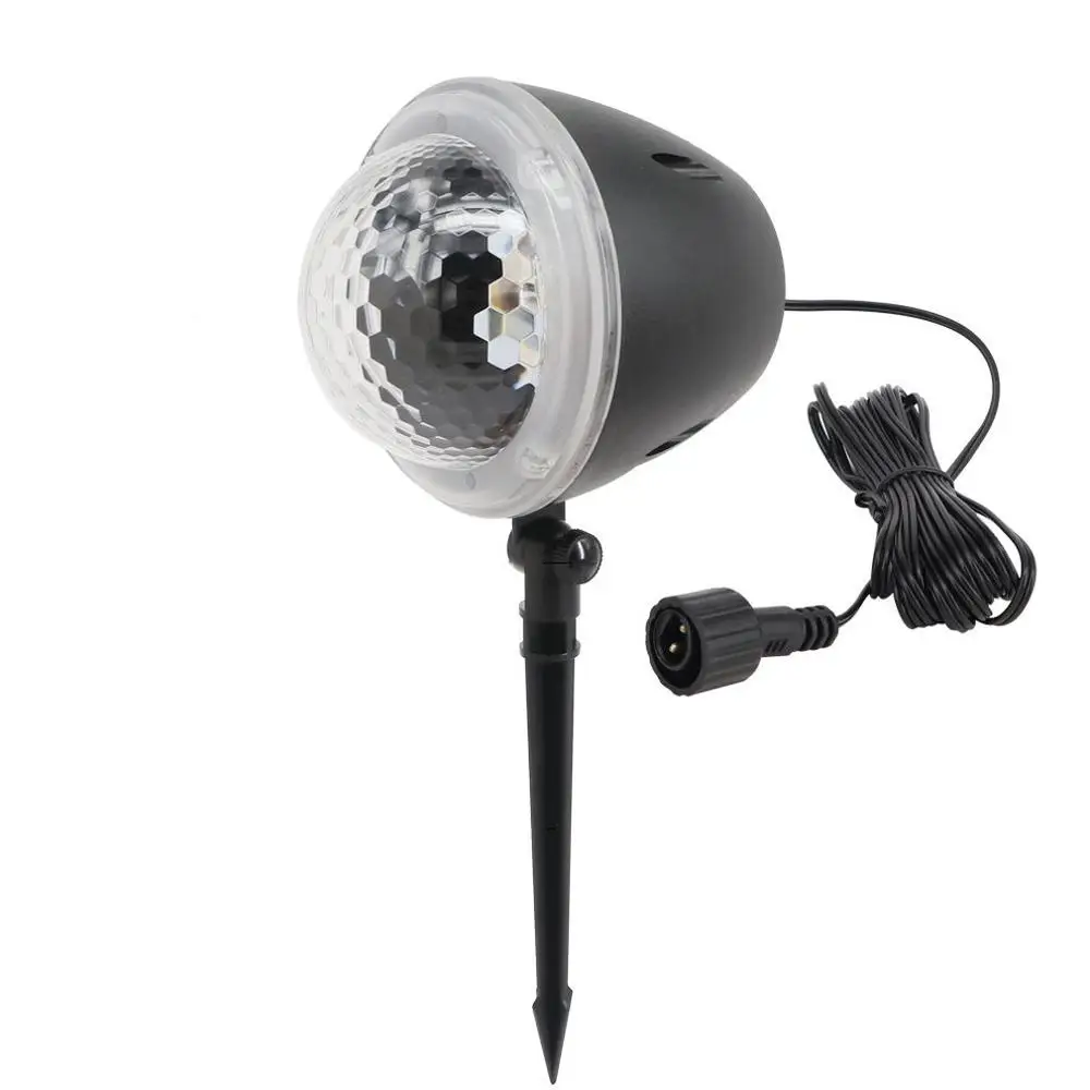 Светодиодный светильник 3D для наружной проекции, вращающийся светильник с узором для помещений, Хэллоуин, Рождество, узор, светильник s, светильник для газона s W908