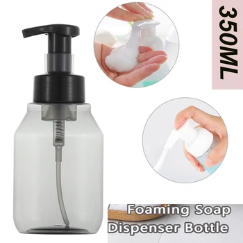 

350 ML Portable Empty Refillable Bottles For Disinfectant Liquid Dispensers Foam Pump Bottles Cosmetic Container