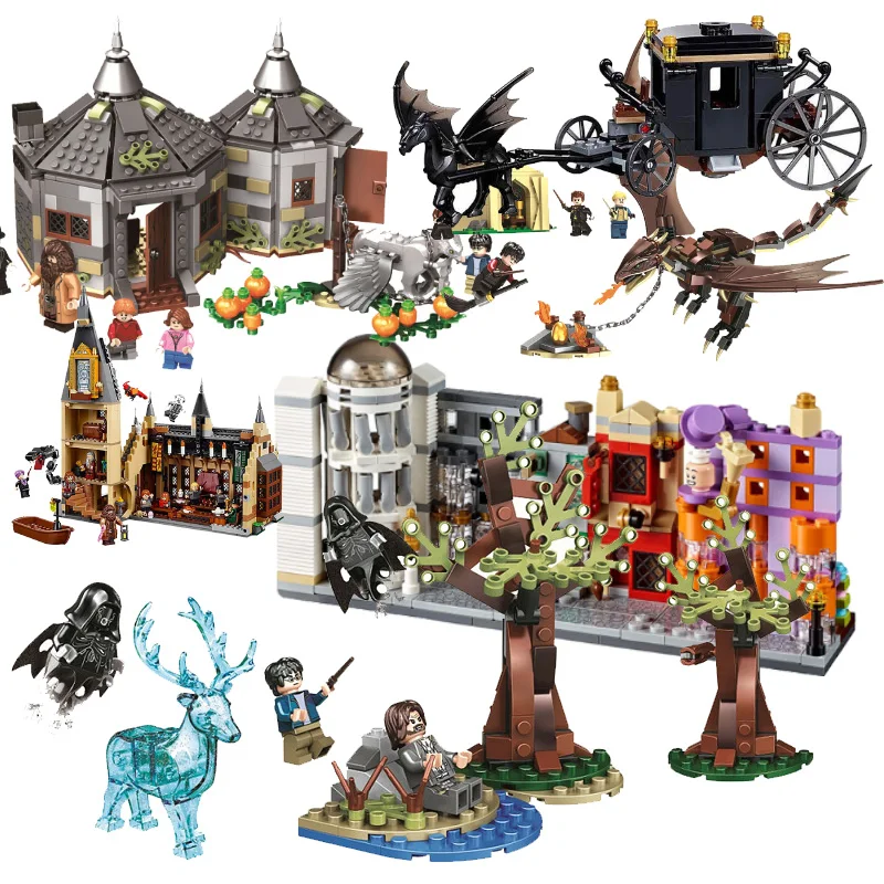 

Super Movie 2 Castle Express Train Building Blocks House Bricks City Creator Action Legoinglys 75951 Toys Figure For Children