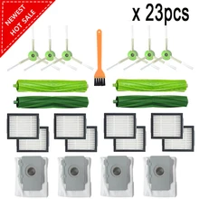 Мешок для пыли прокатки щетка hepa фильтр, боковая щетка костюм для iRobot Roomba i7 E5 E6 I серии робот пылесос Замена запасной P