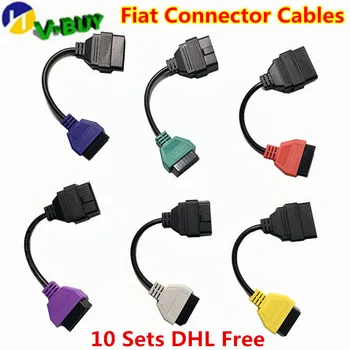 10 компл./лот для Fiat Ecu Scan Adapter для Fiat multiecuscan Connector OBD2 16Pin OBD кабель для Fiat 10 компл./лот для Fiat Ecu Scan Adapter для Fiat multiecuscan Connector OBD2 16Pin OBD кабель для Fiat