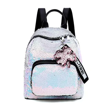 

Raged Sheep 2019 New Backpacks for School Teenagers Girls Gradient Sequins Mini Shoulder Bag High Quality In Women's Daypacks