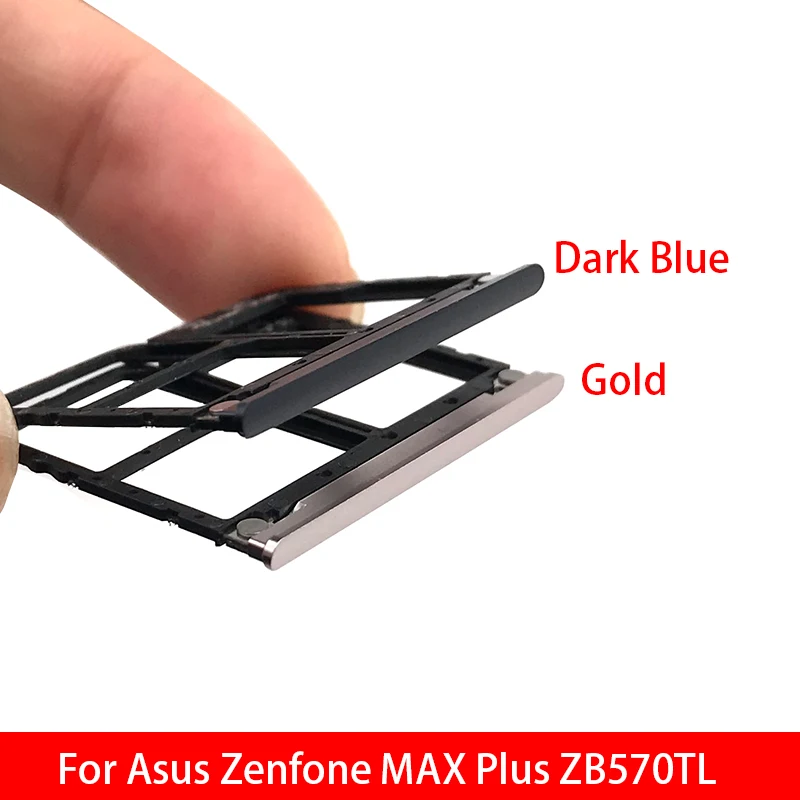 Для Asus Zenfone MAX Plus ZB570TL Micro Nano SIM держатель для карт лоток адаптер держателя слота разъем