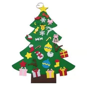 

Green Diy Felt Christmas Tree New Year Gifts Kids Toys Artificial Tree Christmas Party Decoration For Home Arbol De Navidad