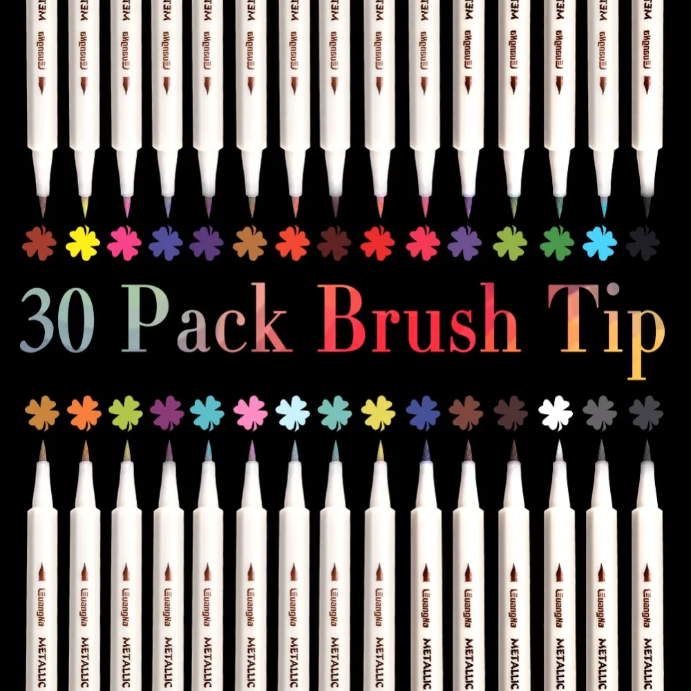 10PCS Medium Tip Metallic Marker Pens Set for Black Paper, Rock Painting,  Scrapbooking Crafts, Card Making, Ceramics, DIY Photo - AliExpress