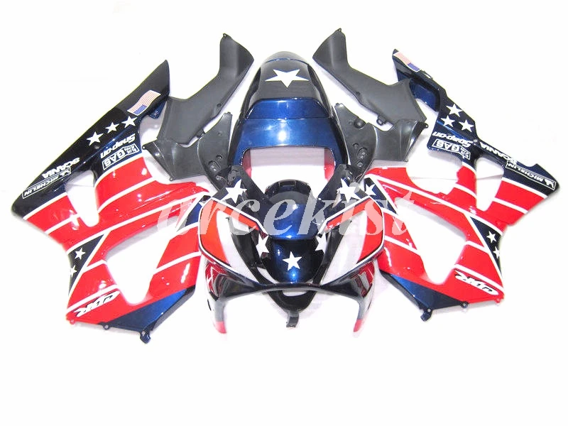 ABS мотоцикл обтекатели комплект для HONDA CBR 929RR 929 2000 2001 CBR929RR 00 01 CBR 900RR Обтекатели набор на заказ Красный Синий Холодный