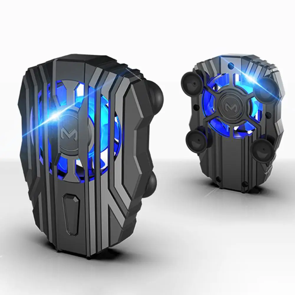  ABKT-Mobile Phone Cooler for IPhone Xs Max Xs XR Silent Phone Radiator PUBG Controller Handle LED L