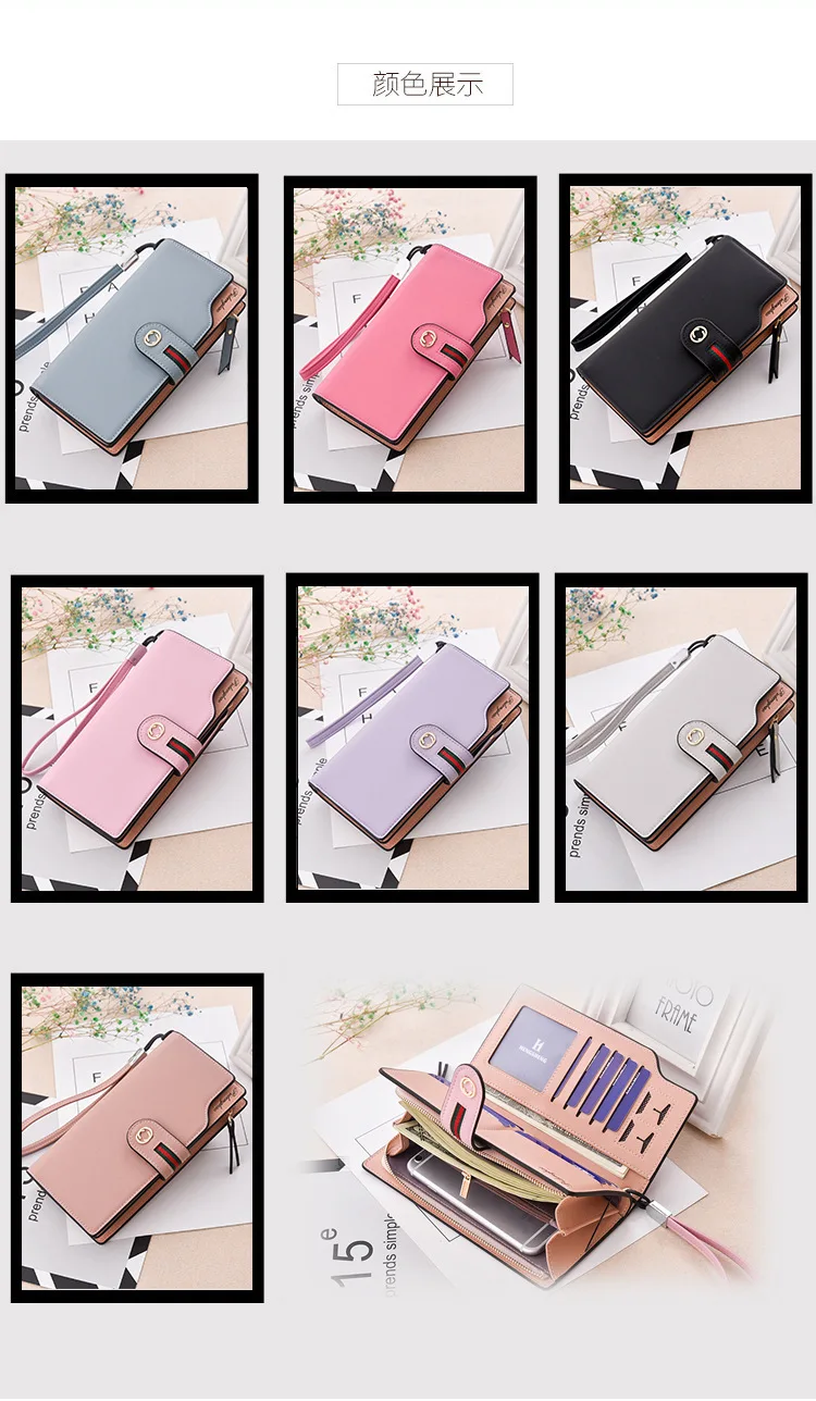 Женские кошельки и кошельки Carteira Portefeuille Femme Cartera Mujer Carteira Feminina Monederos Para Mujer Portomonee