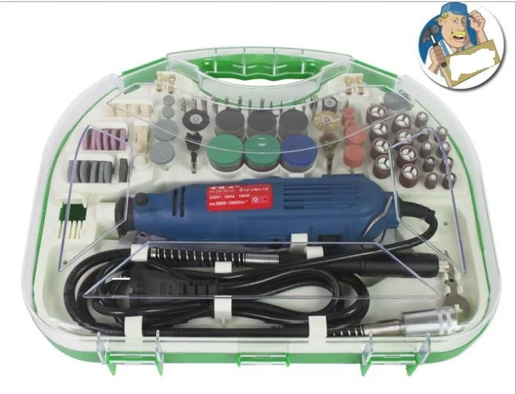 

180W 6 Speed Governing Electric Grinder 211-Piece Set Engraving Machine Polishing Machine Grinding Machine Tool Manufacturers Di