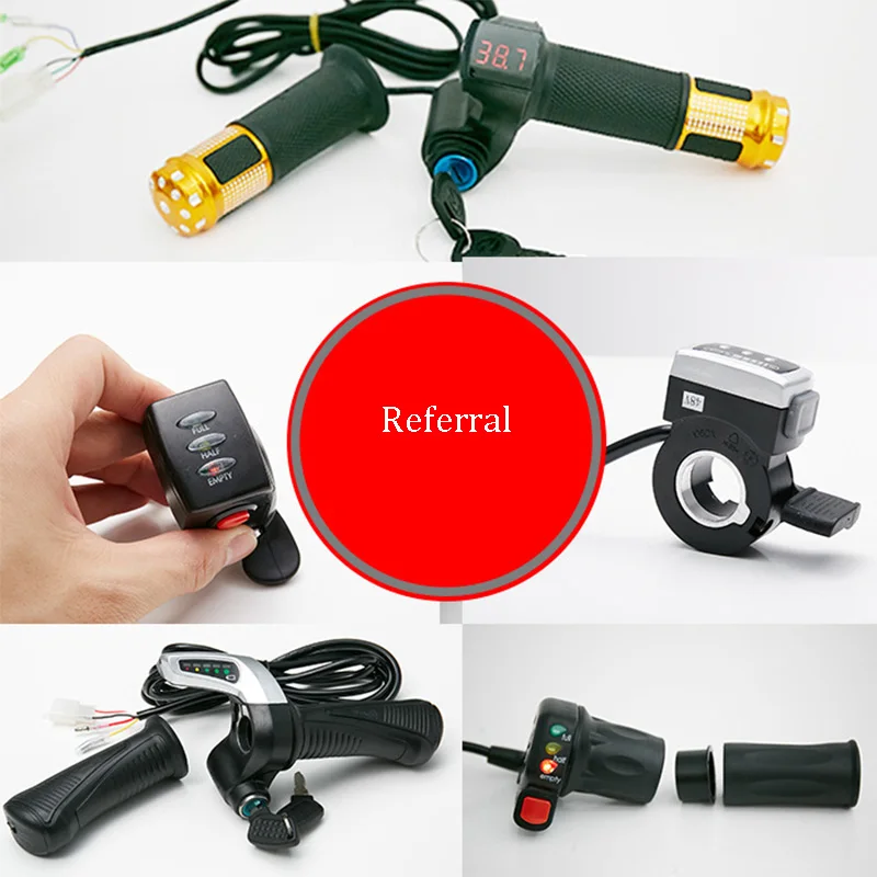 

General Electricity Digital Electric Vehicle Bicycle Handlebar Speed Control Display 100 Electric Vehicle Speed Governor