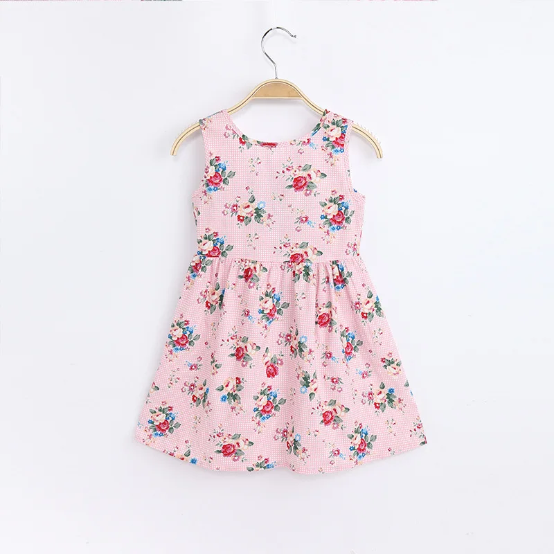 

CHILDREN'S Dress Korean-style 3 ~ 8-Year-Old Girls Dots A- line Skirt Sub-Pure Cotton Cloth Princess Dress Child Mining Yuan Bao