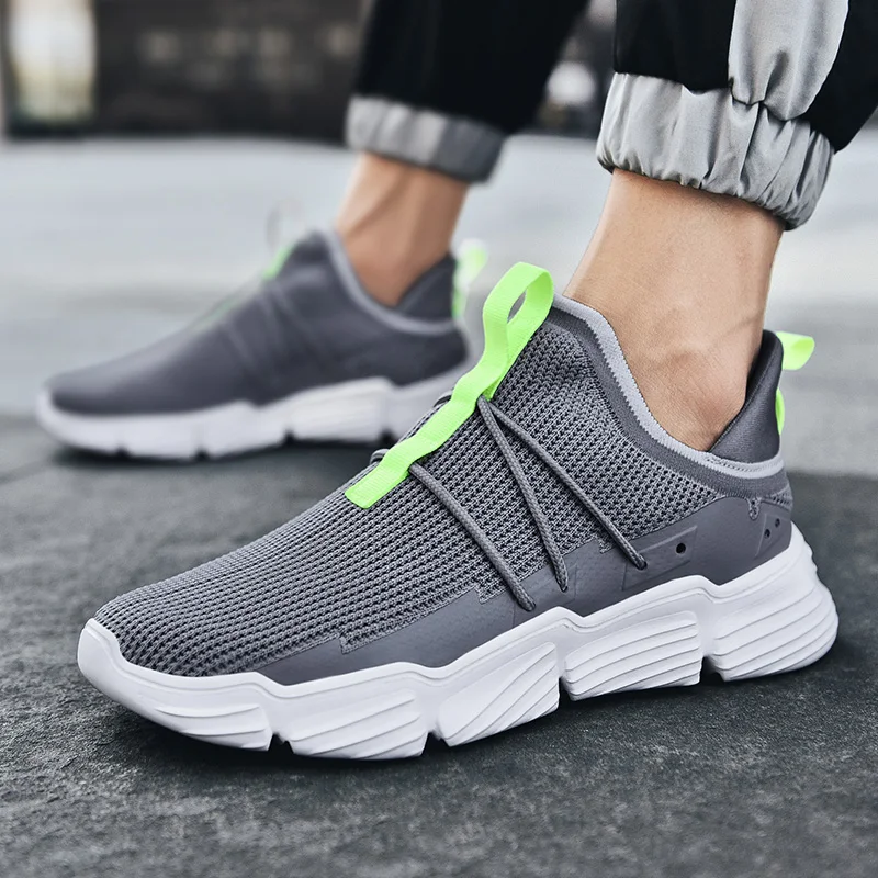 

New Shoes For Men Sneakers Breathable Lightweight Lace Up Male Trainer Footwear Sneakers Men'S Shoes Zapatillas Hombre Krasovki