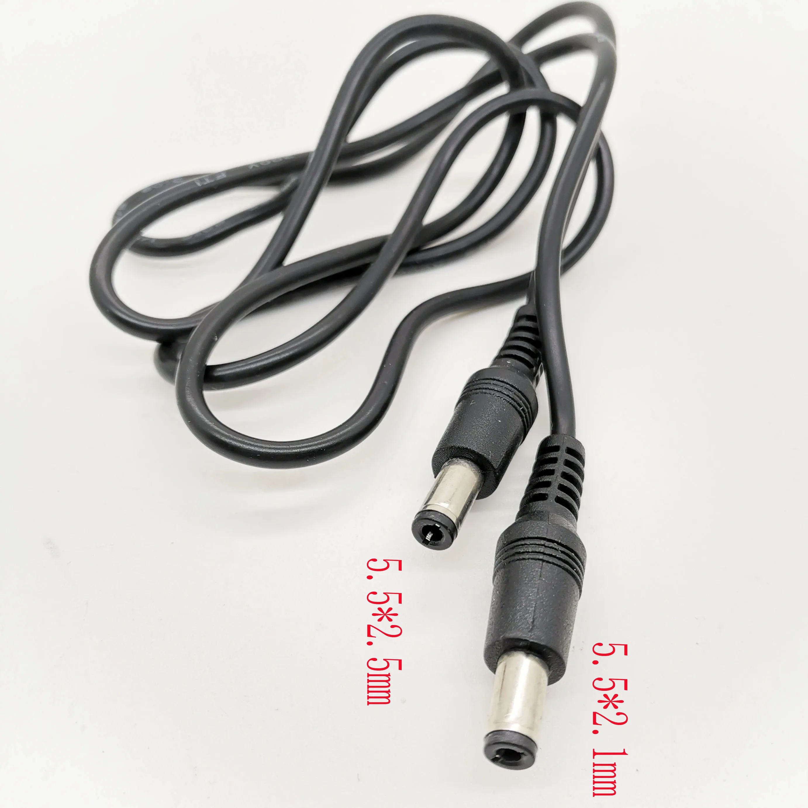 

1 шт. 22AWG штекер питания постоянного тока 5,5*2,1 5,5x2,5 мм/* штекер с соединительным кабелем 1 м