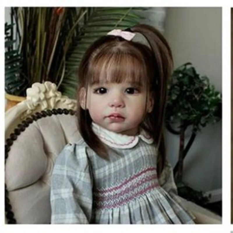 

70CM huge doll kit 28inch bebe reborn toddler Lilly Reborn baby Vinyl Doll Kit unfinished doll parts