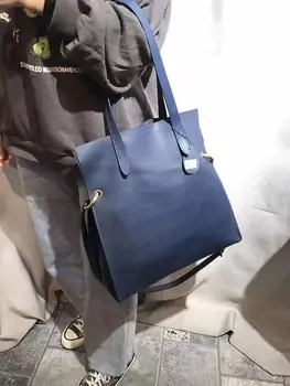 

Quality Women's Genuine Leather Handbag Large Leather Designer Big Tote Bags for Women Handbags Luxury Shoulder Bag Famous Brand