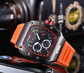 

New Top Luxury RM Waterproof Watch Male Richard Watches Automatic Wristwatches Man Clock Gift Best Gifts for Men