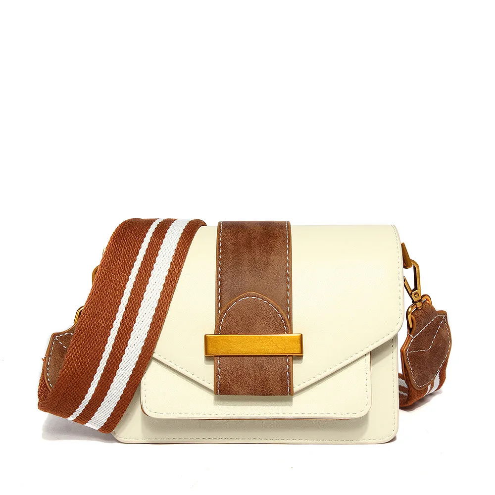 

Famous Brand Women Bags Designer PU Leather Crossbody Bag Wide Belt Fashion Flap Messenger Bags Women Handbag Shoulder Bags