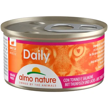 

ALMO NATURE ALMO NATURE CAT DAILY MENU for adult cats gentle mousse with tuna and salmon 85g