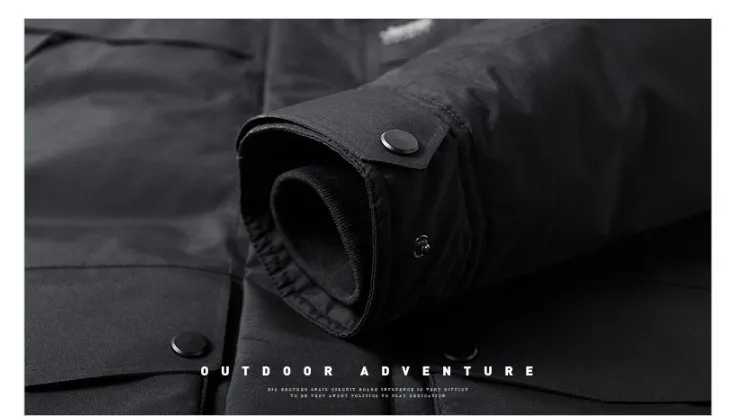 Brand Winter Parkas Men Down Jacket Coat White Duck Down Parkas Thick Warm Fur Hooded Overcoat Men Windbreaker Snow Down Parkas