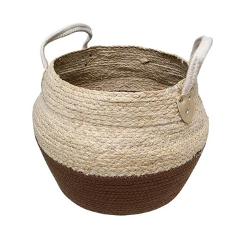

Woven Storage Basket Desktop Storage Box Snack Toy Straw Storage Box Holder Seagrass Wickerwork Basket Home Decor