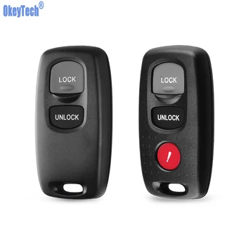 

OkeyTech Remote Control Car Key Shell For Mazda 2 3 6 323 626 MPV Protege 2 3 Buttons Replacement Cover Case Uncut Blade