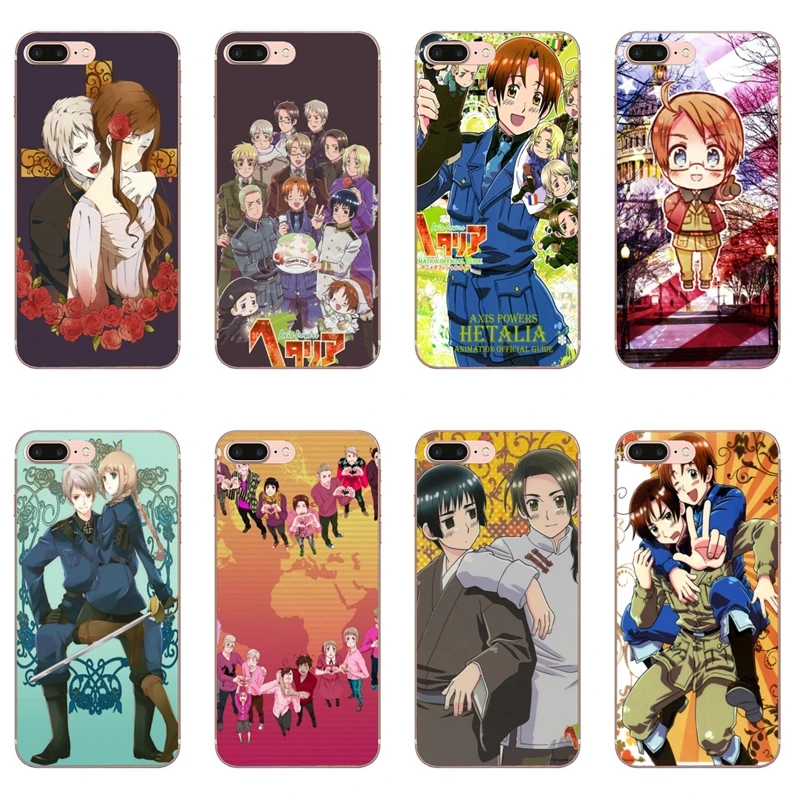 Axis Powers Hetalia For Samsung Galaxy S10 Lite S9 S8 S7 S6 edge Plus S5 S4 Note 9 8 5 4 mini Soft Cover Case | Мобильные телефоны