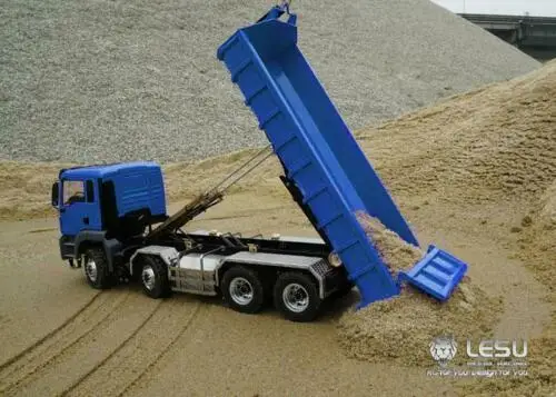 1/14 распродажа LESU MAN TGS 8*8 Dumper Truck RC гидравлический подъемный рулон вкл/выкл с