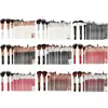 MAANGE Professional Makeup Brushes Set Cosmetic Foundation Powder Blush Eye Shadow Lip Make Up Brush Tool Kit ► Photo 3/6