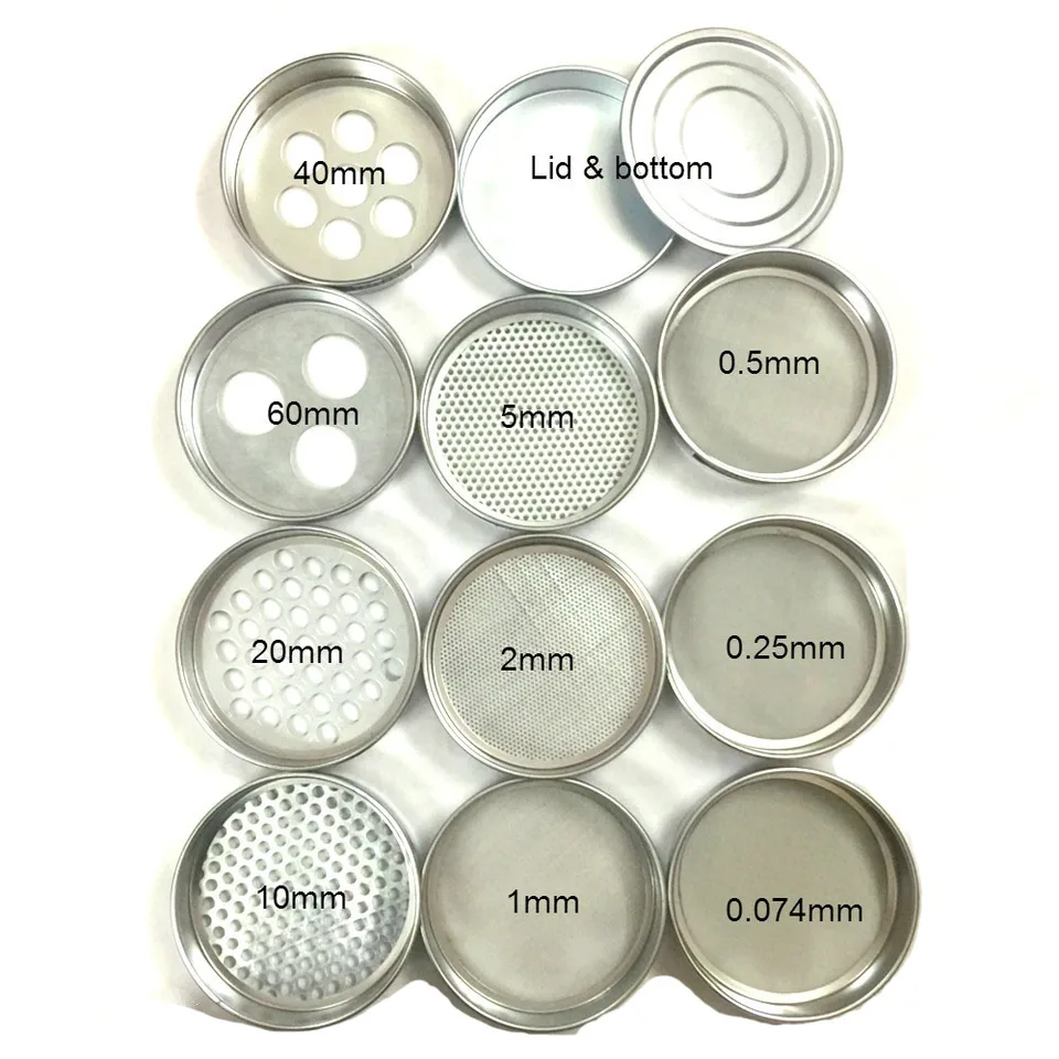 Besttoolifes Stainless Steel Garden Soil Sieve Set With 5 Interchangeable Filters (3, 6, 9