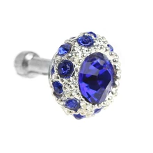 Красочные Стразы мяч 3,5 мм Анти Пыль Пробка для наушников для смартфона LX9A