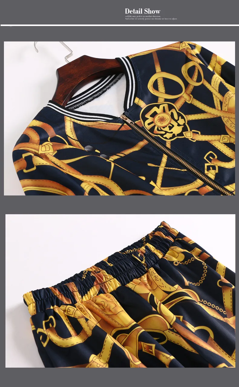 Модная женская осенняя одежда высокого качества, топ с принтом+ штаны, комплект,, z-10-450